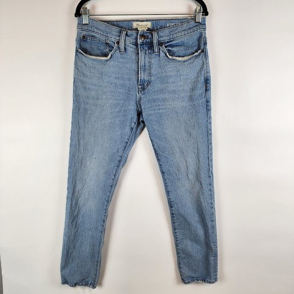 Madewell Men's Athletic Slim Jeans Becklow Wash Stretch Denim Jean sz 32 x 29 - Picture 3 of 12